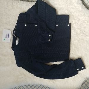 NWT Philosophy Italian fashion textured jacket